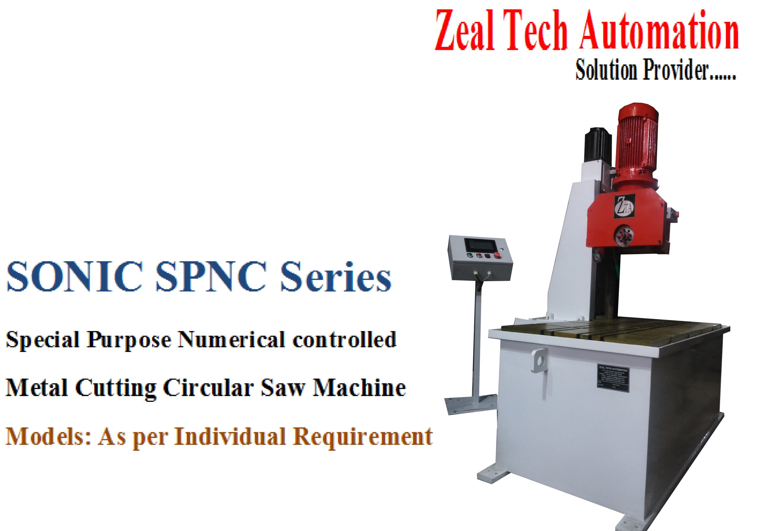 Special Purpose Numerical Controlled Metal Cutting Circular Saw Machine