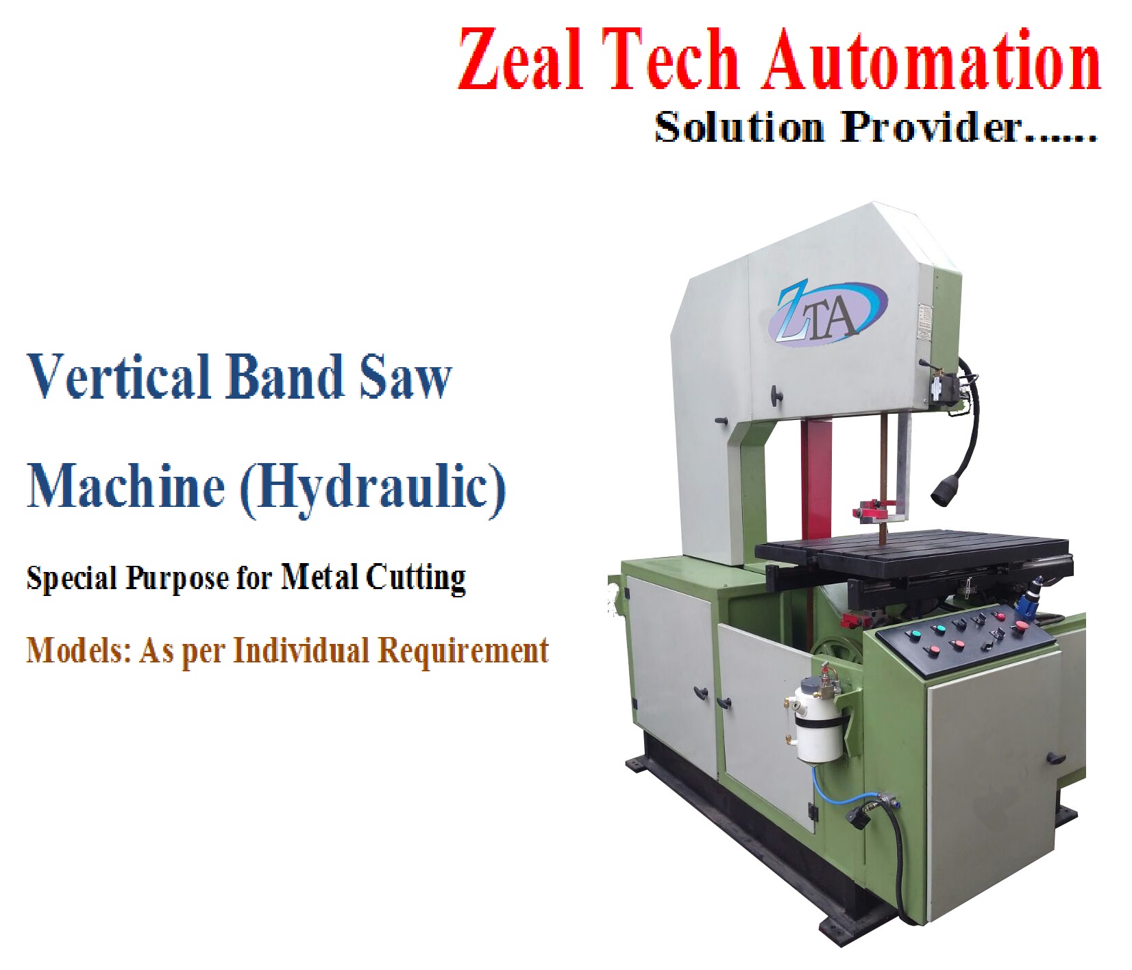 Vertical Band Saw Machine Manual